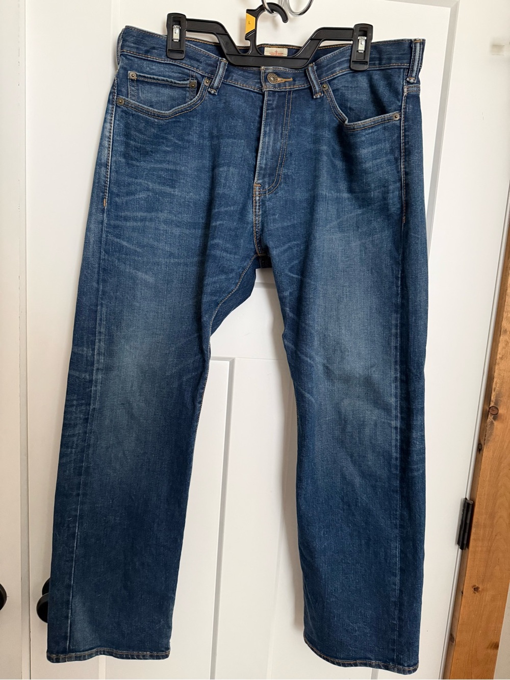 Dockers Men's Straight Jeans in Dark Blue Denim (34x29)